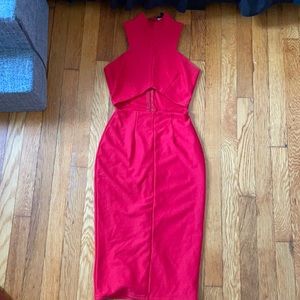 Missguided Red Dress